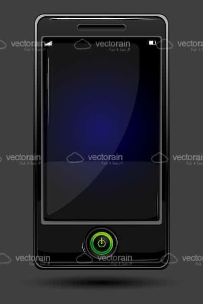 Smartphone with Green Home/Power Button